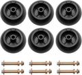 Mower Anti Scalp Deck Wheel Kit Set of 6 - Durable Replacement Wheels