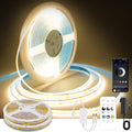 COB LED Strip Lights Warm White 24V, 50FT Dimmable Kit - Seamless High