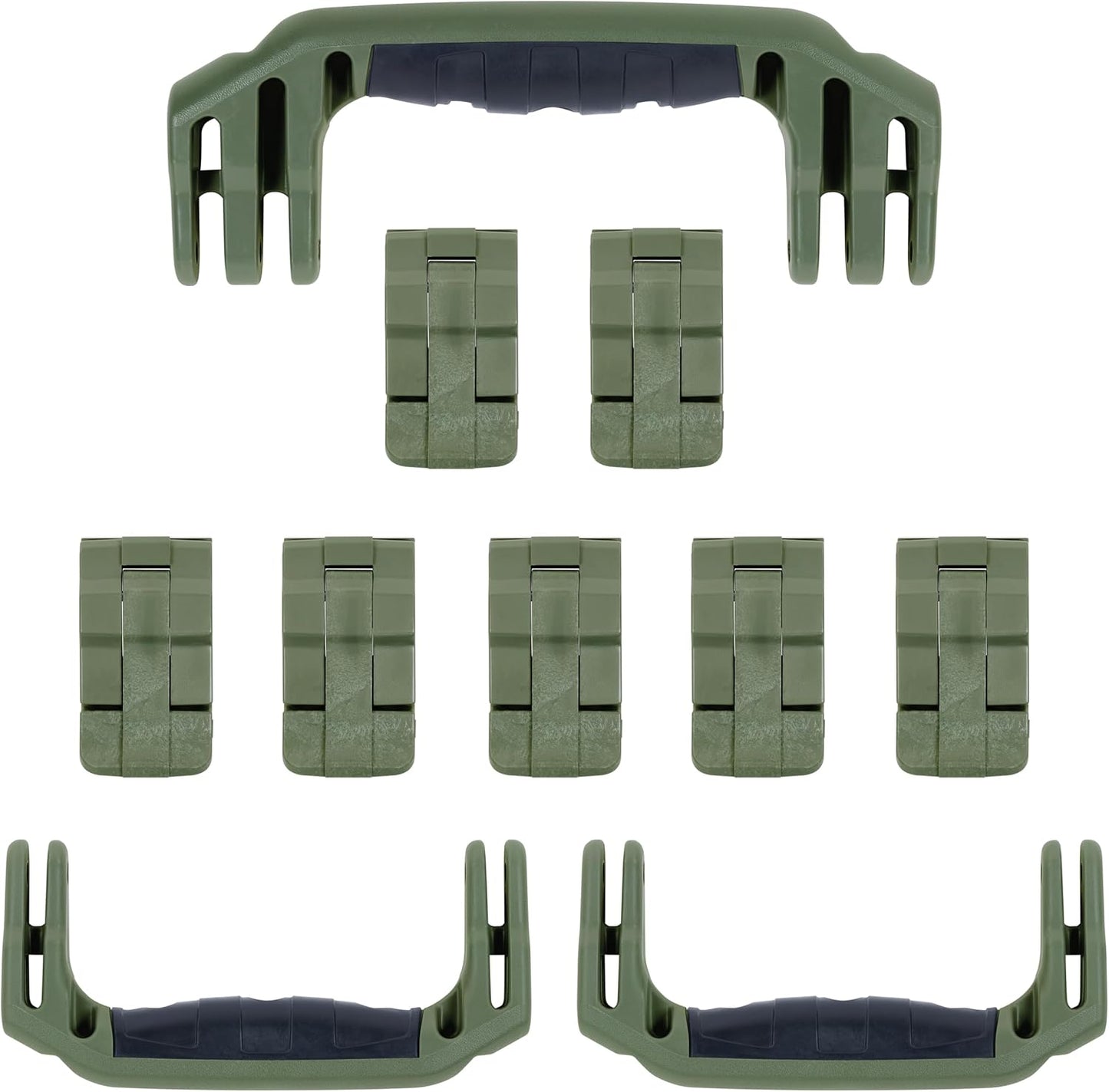 Pelican 1650 Replacement Handle & Latch Set - OD Green Quality