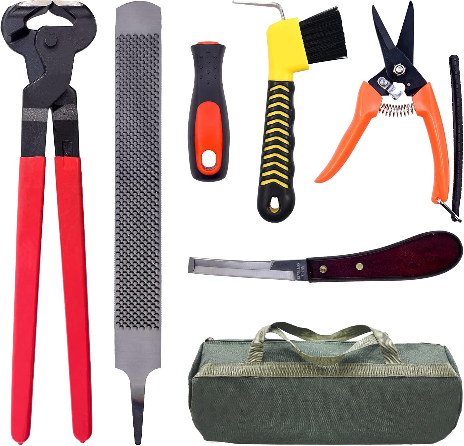 14 Inch Professional Hoof Trimming Farrier Tool Kit for Livestock