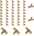 (50-Pack) PEX Fittings 3/4in x 3/4in x 1/2in Reducing Tee - Durable