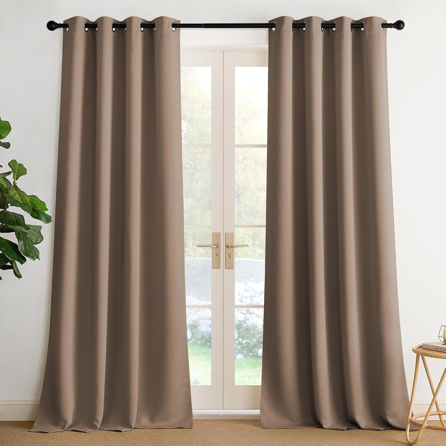 NICETOWN 102 Inch Long Curtains for Bedroom and Living Room