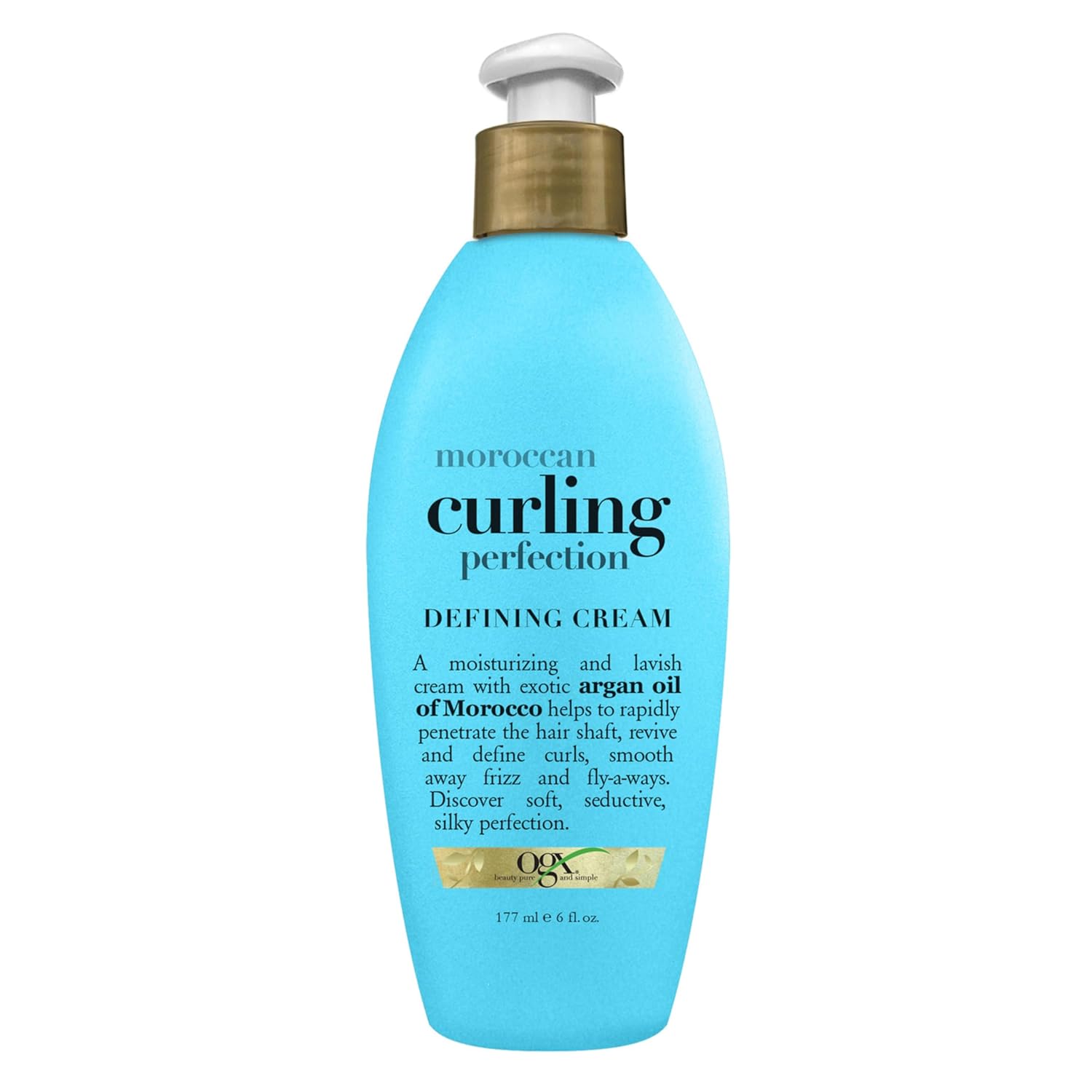 OGX Curl-Defining Cream, Frizz-Free Curls, 6 oz