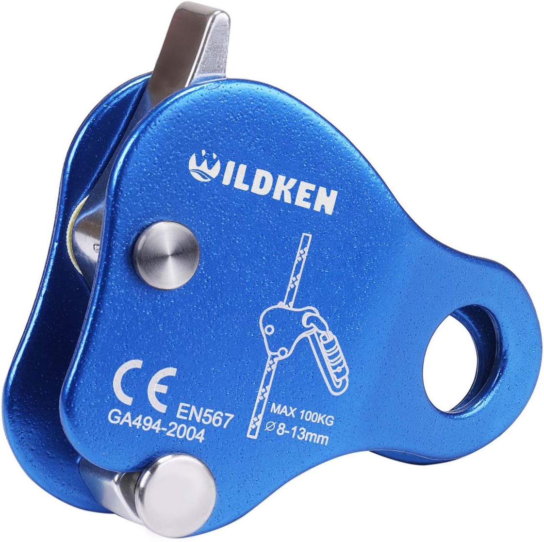 WILDKEN Climbing Ascender Rope Grab: Secure Fall Protection