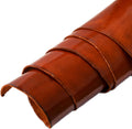 Full Grain Vegetable Tanned Tooling Leather Square 1.2-1.6mm Cognac