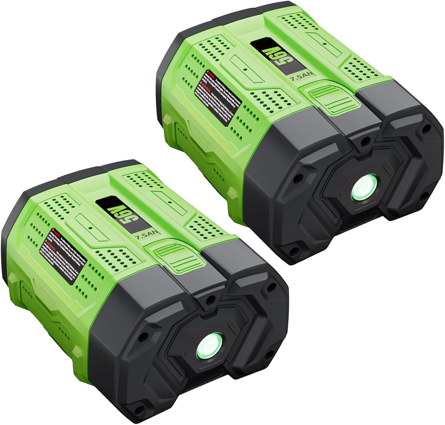 Long-lasting Power: 2Packs 56V 7.5Ah EGO Battery Replacement
