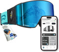 SKIWARRIOR Bluetooth Ski Goggles - Music, Calls, Anti-Fog