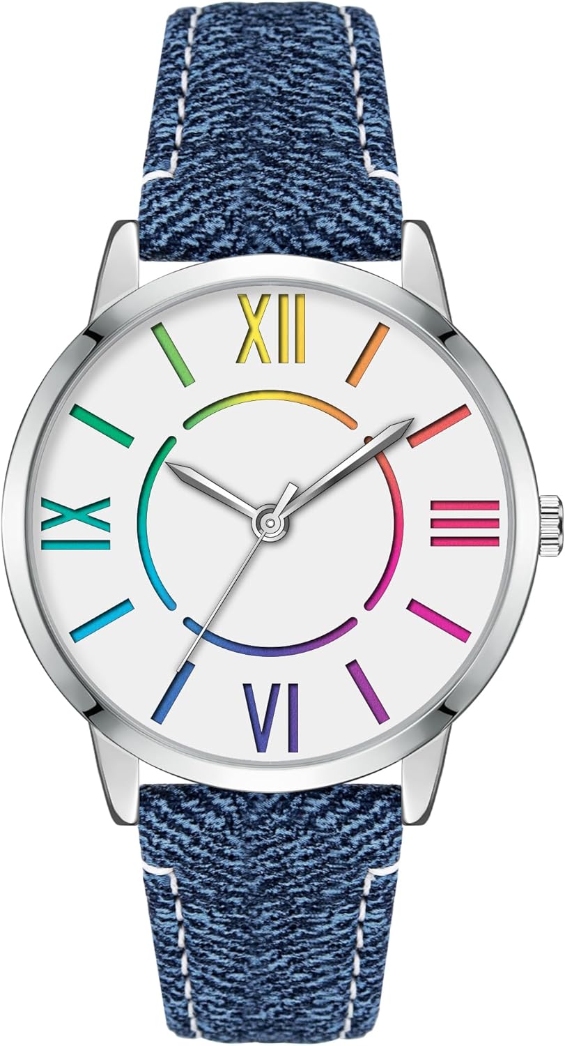 Bisley Women's Colorful Dial Waterproof Watch