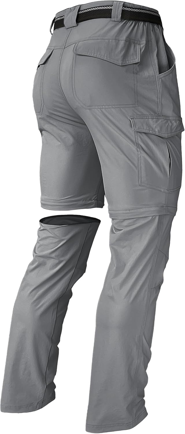 Men's Hiking Pants Convertible Lightweight Waterproof Quick Dry