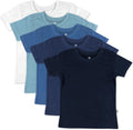 Unisex Baby 5-Pack Organic Cotton Short Sleeve Tees - Soft & Durable