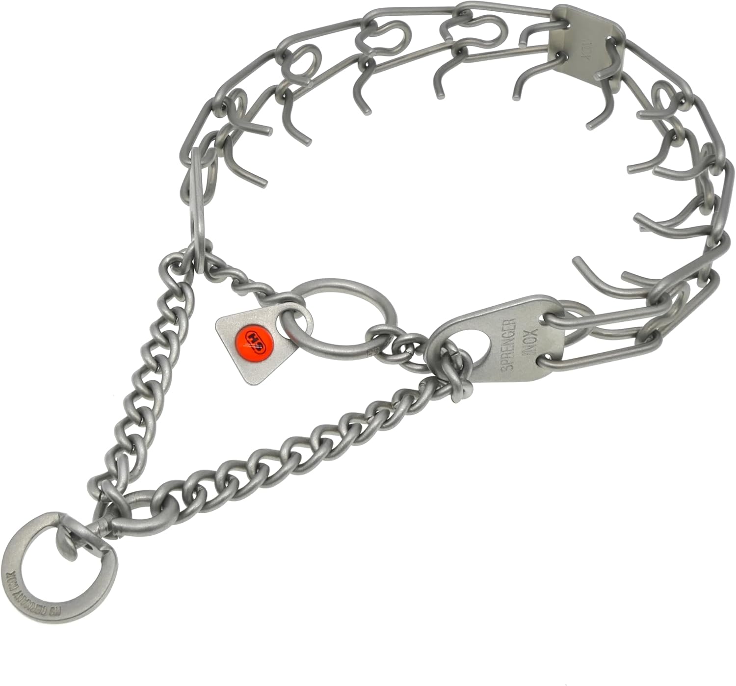 Herm Sprenger Matte Stainless Steel Dog Collar for Small Dogs