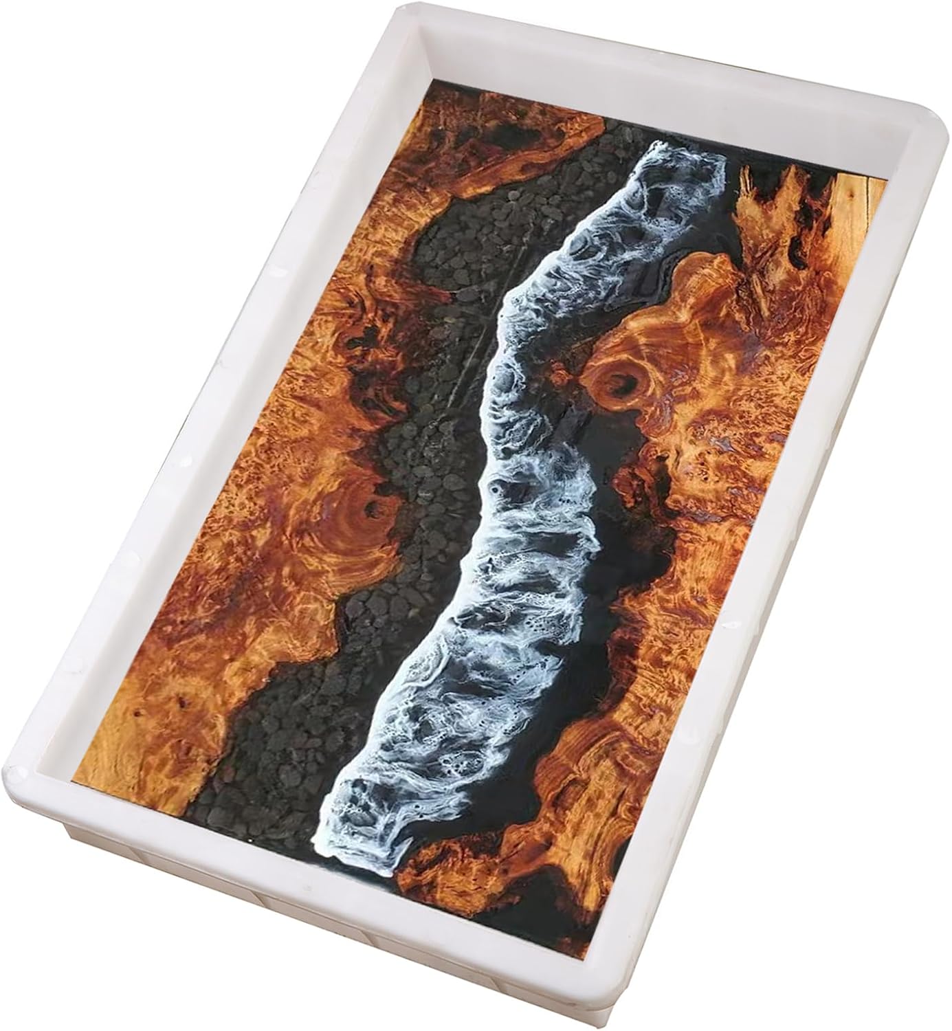 Kalinta No Seal Reusable Epoxy Mold for River Table Projects