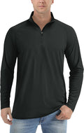TACVASEN Men's Sun Protection Zip Shirt
