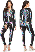 Form Fitting & Flattering Skeleton Bodysuit for Halloween - Sexy Fit
