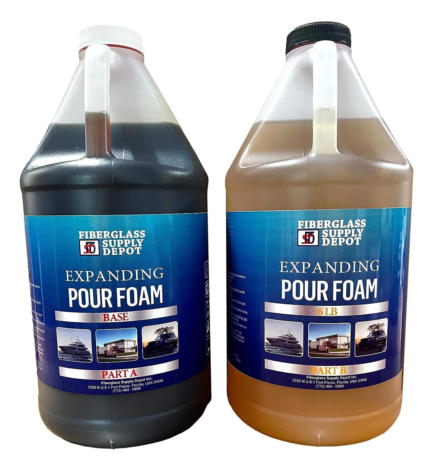 6 Lb Density Expanding Pour Foam for Insulation and Flotation