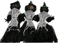 Haunted Hill Farm Light-Up Witch Stakes - Spooky Lawn Trio