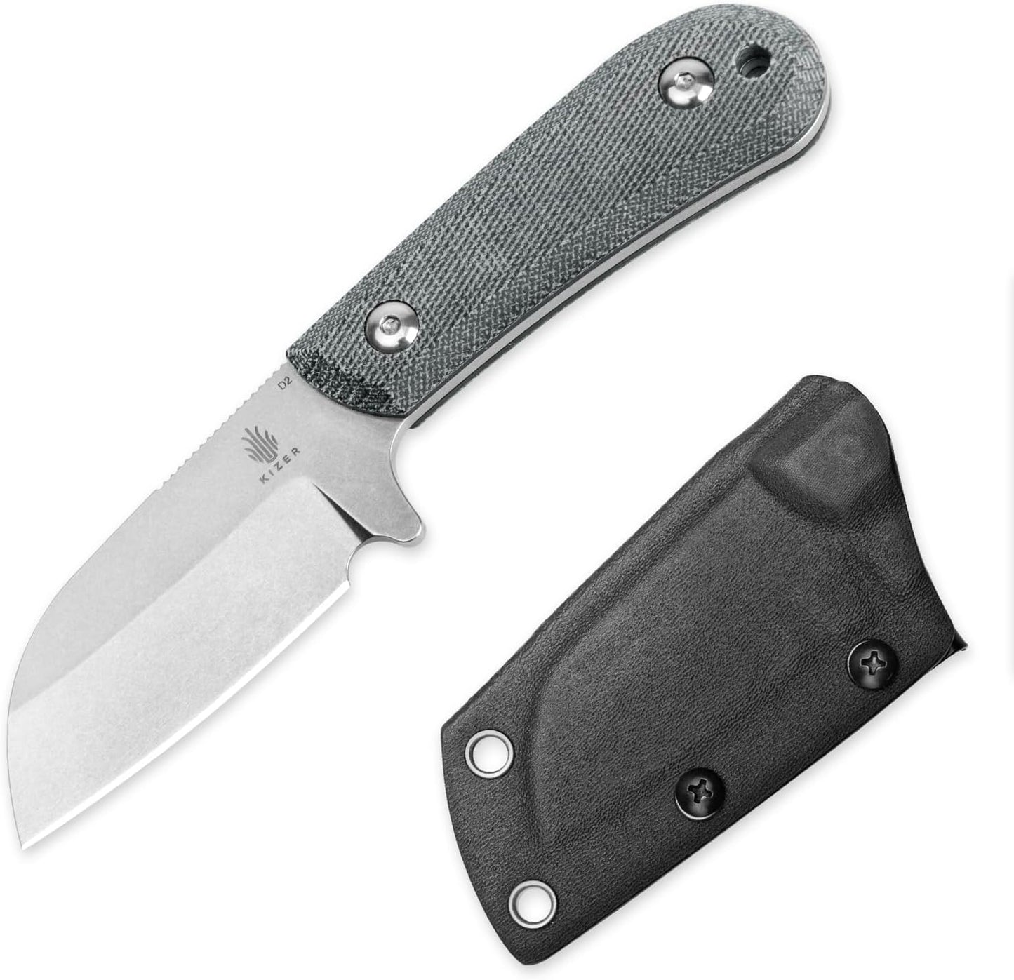 Kizer Deckhand Fixed Blade Hunting Knife for Outdoor Activities