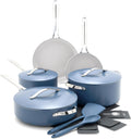 Ocean Blue 10-Piece Ceramic Nonstick Cookware Set - Oprah Pick