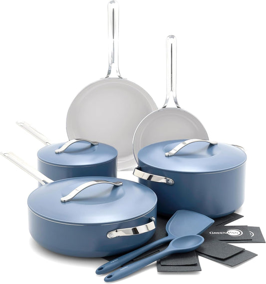 GreenPan Nova 10-Piece Cookware Set for Effortless Cooking