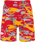 Zubaz NFL Men's 7ft Inseam Shorts - Bold Team Camo Style Gear