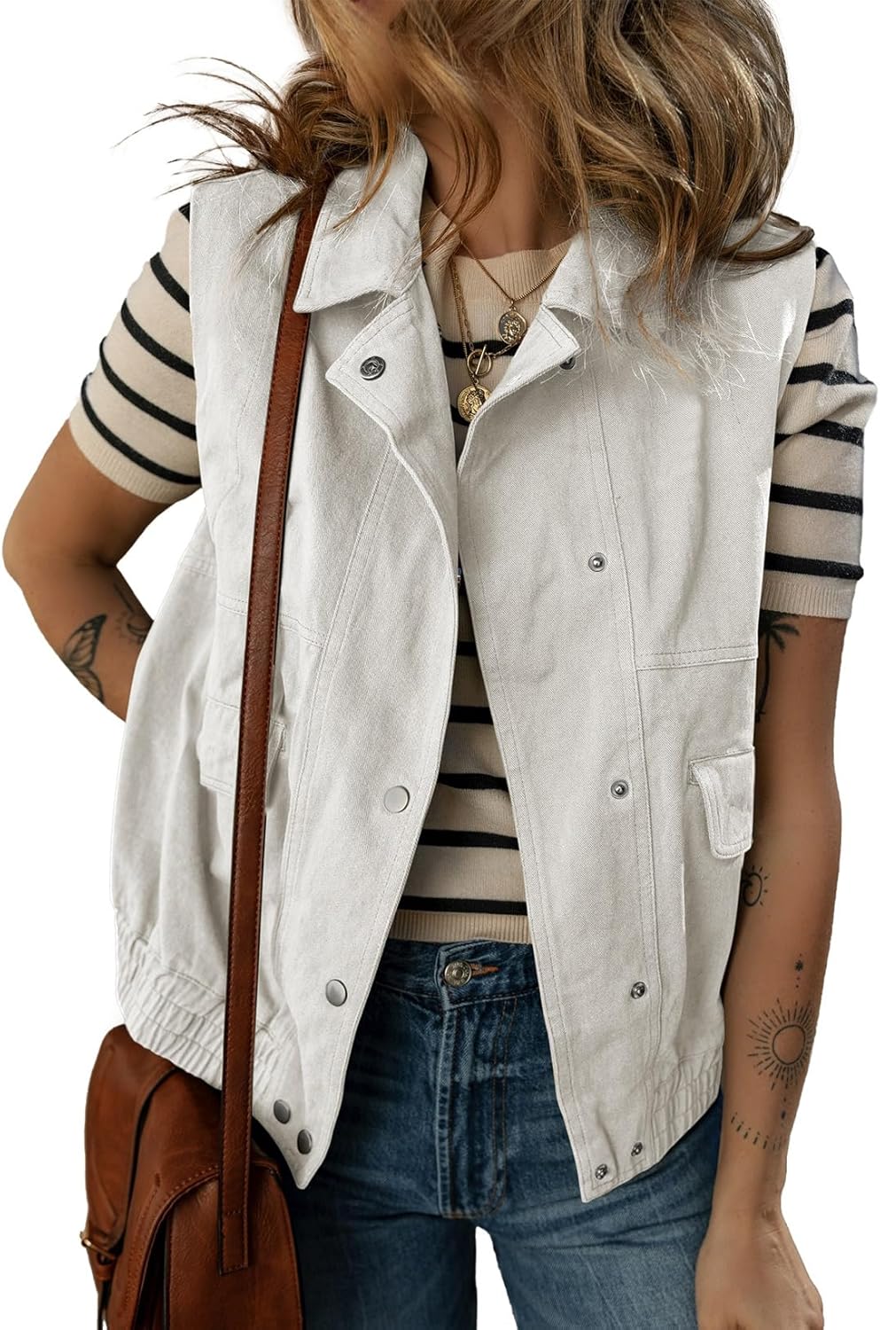 Dokotoo Womens Vests for Fall Stylish Casual Outerwear