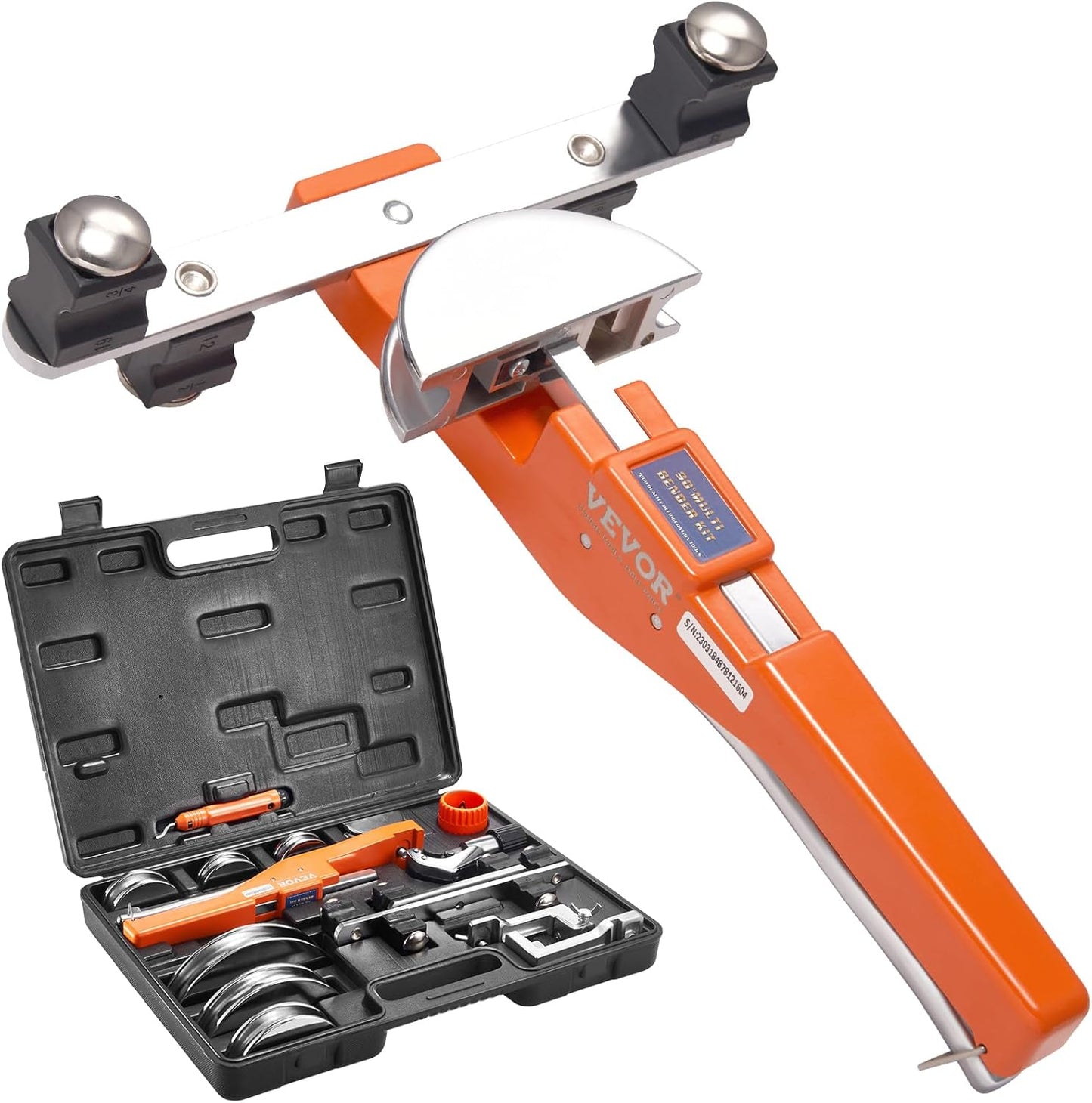 VEVOR Pipe Tube Bender for HVAC with 7 Dies and Cutter