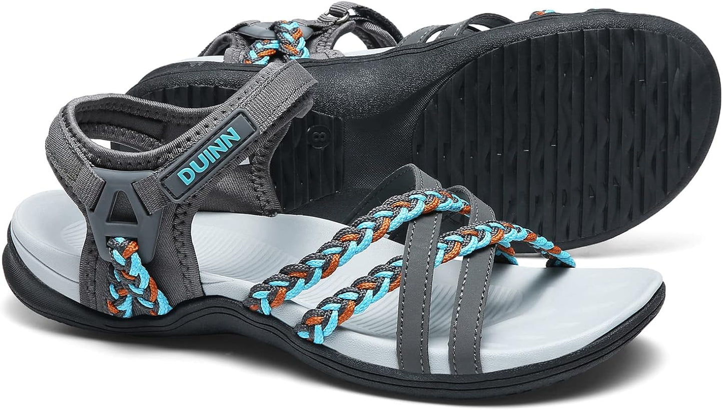 UBFEN Womens Hiking Comfort Sport Sandals for Outdoor Adventures