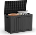 ROJIK Outdoor Storage Housing Deck Box - 48 Gal Weatherproof Storage