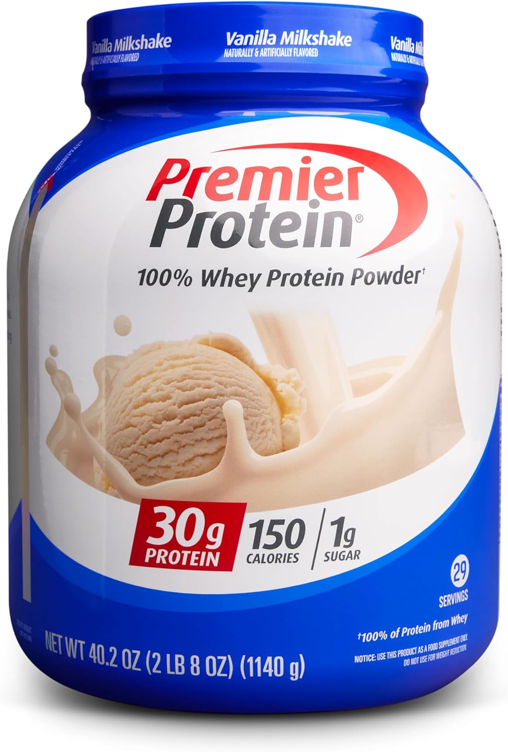 Premier Protein Powder with 30g Protein and 1g Sugar Per Serving