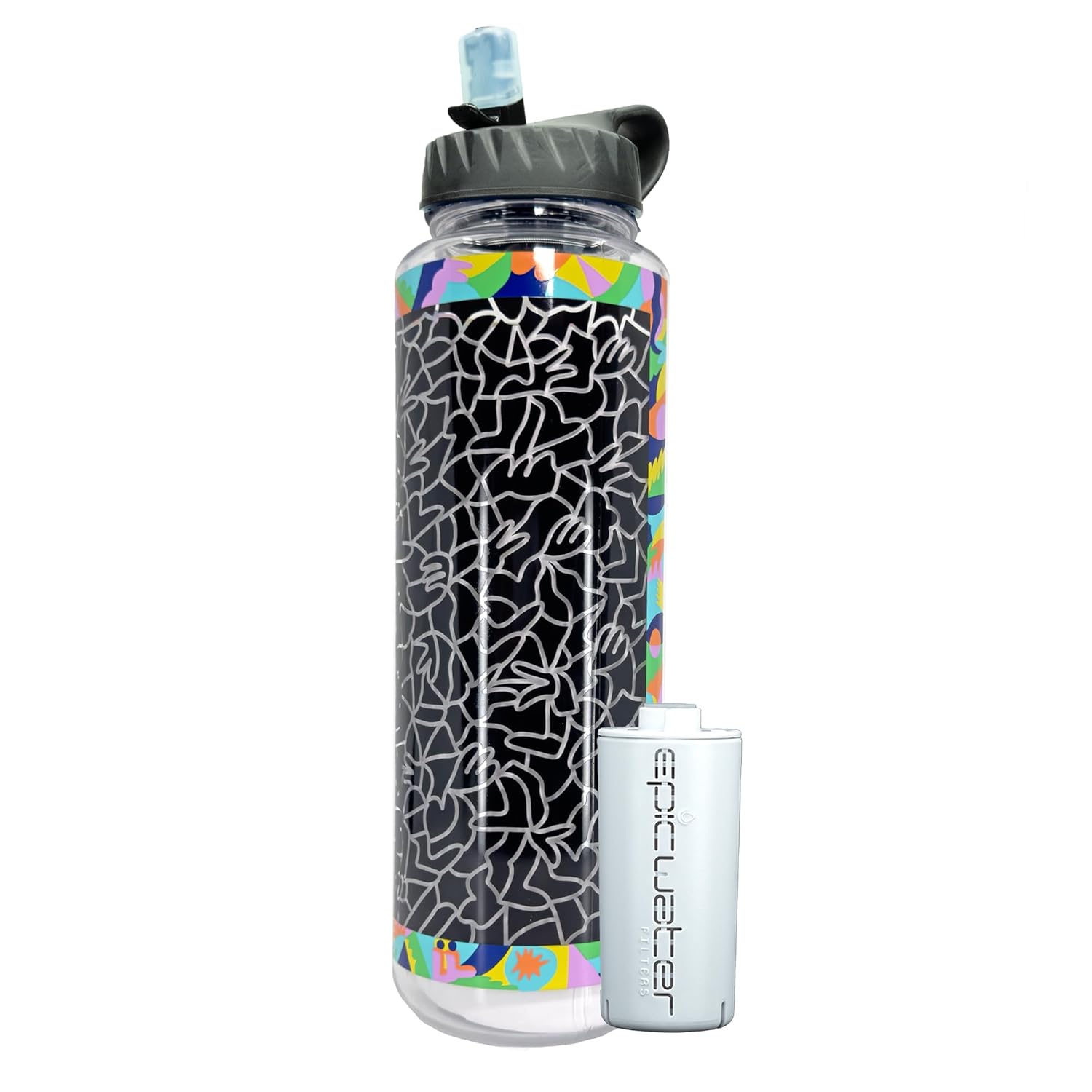 Epic Water Filters Nalgene OG Water Bottle with Dual Filter Power