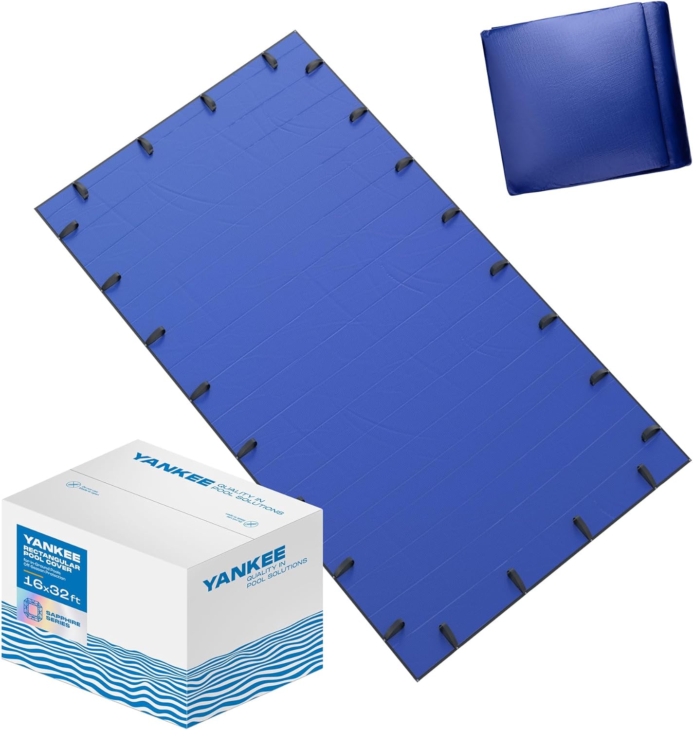 Yankee Pool Cover for 16x32 ft Rectangular Pools - Durable & Thick