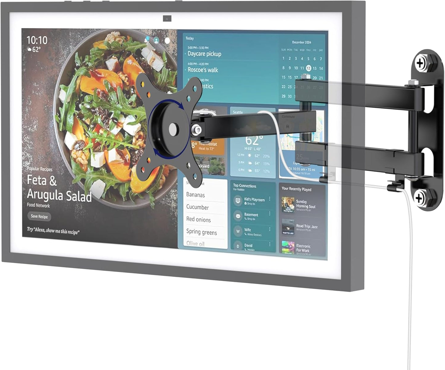 WAWXH1314 Adjustable Echo Show 15 Wall Mount Bracket