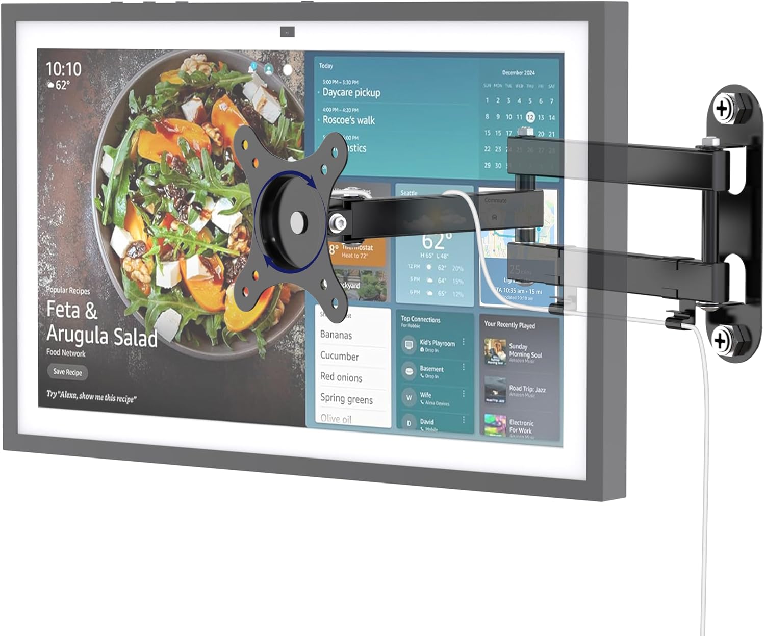 WAWXH1314 Adjustable Echo Show 15 Wall Mount Bracket