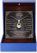 1.5CT Moissanite Infinity Pendant Necklace - Timeless Anniversary Gift