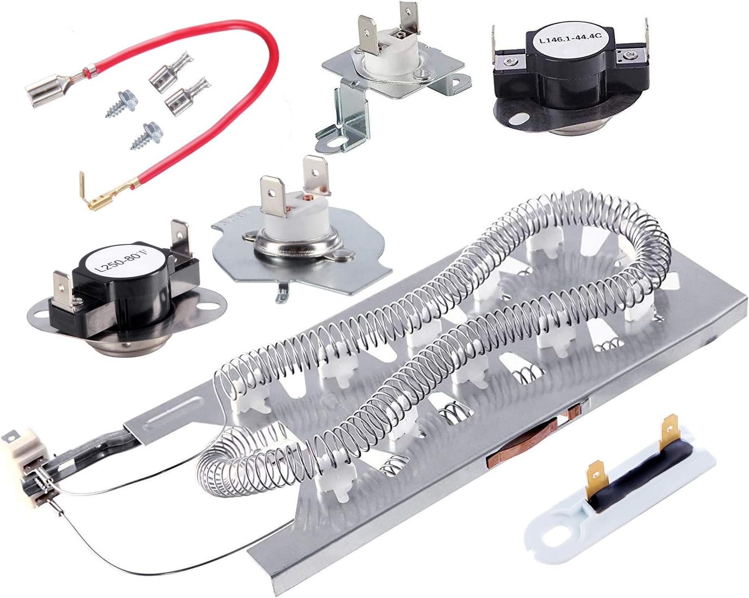 3387747 Dryer Heating Element & Thermostat Kit for Kenmore