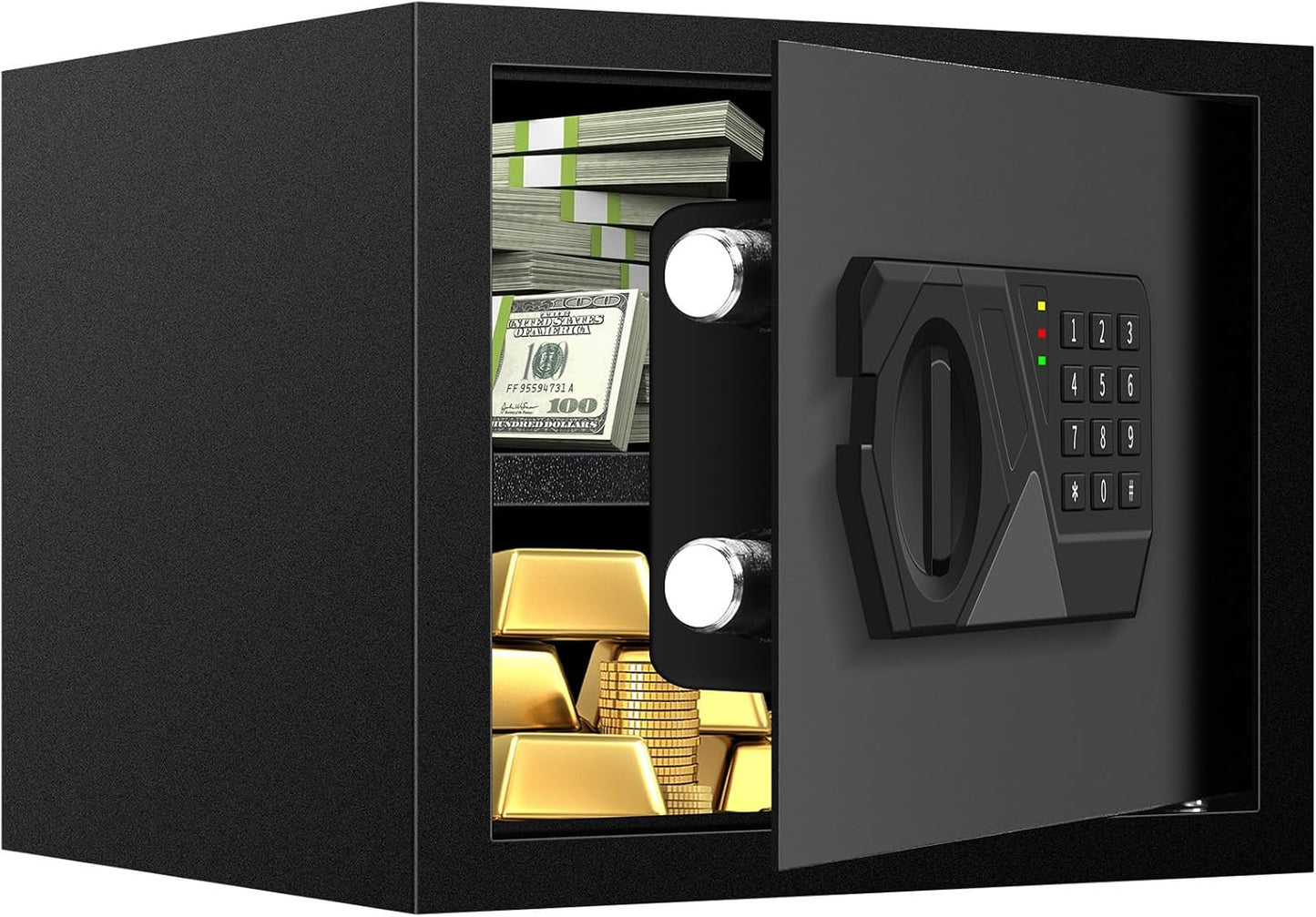 1.2 Cub Small Fireproof Safe for Home Use with Digital Keypad