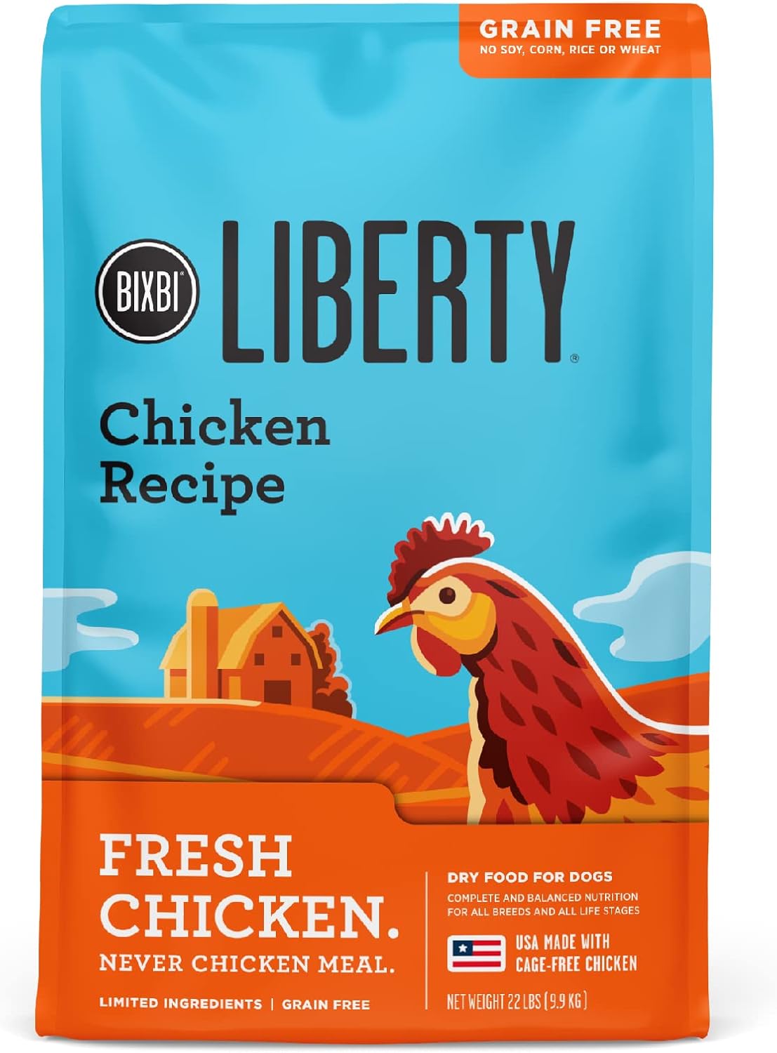 BIXBI Liberty Grain Free Dry Dog Food for Easy Digestion