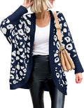 Leopard Cardigan for Women: Cozy Open Front Sweater Style