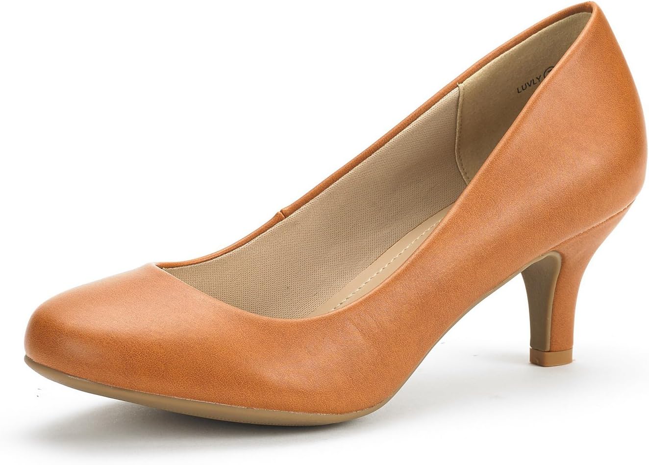 DREAM PAIRS Women's Comfortable Low Heel Pump Shoes for All Occasions