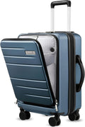 LUGGEX Carry On Luggage 22x14x9 Airline Approved Suitcase