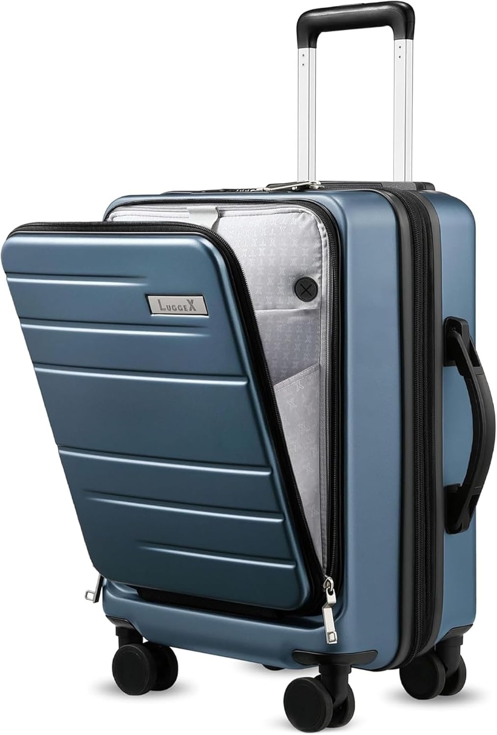LUGGEX Carry On Luggage 22x14x9 Airline Approved Suitcase