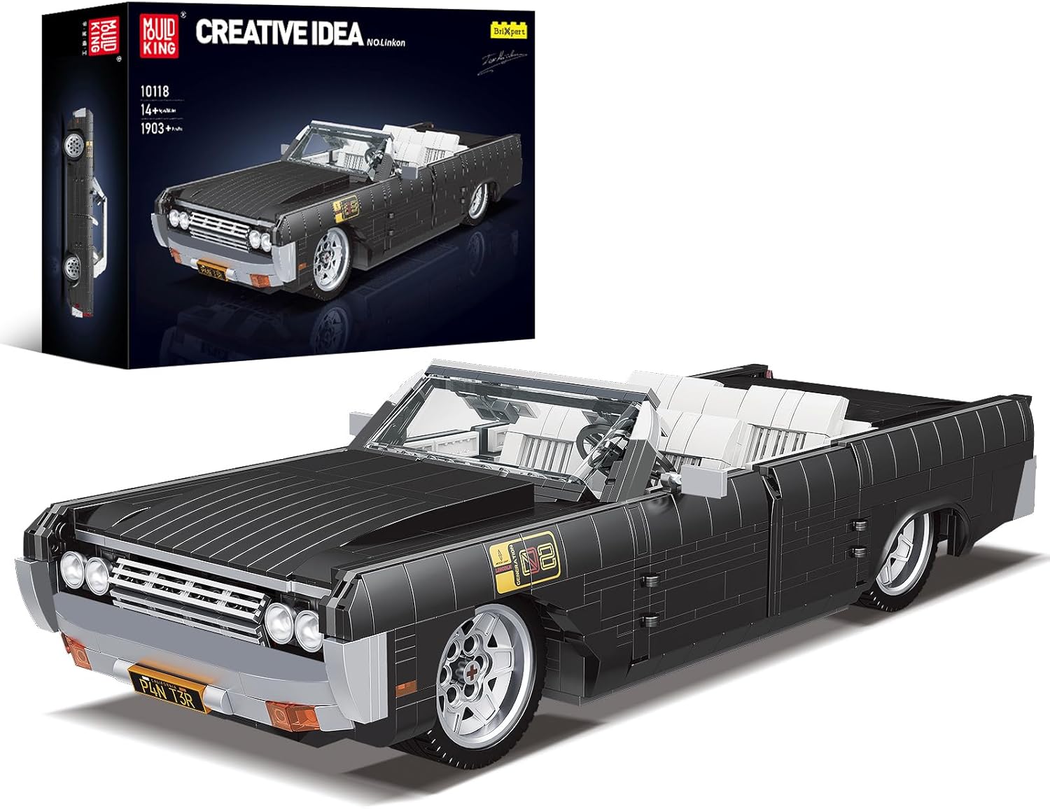 Mould King 10118 Sports Car Building Block Kit for Collectors