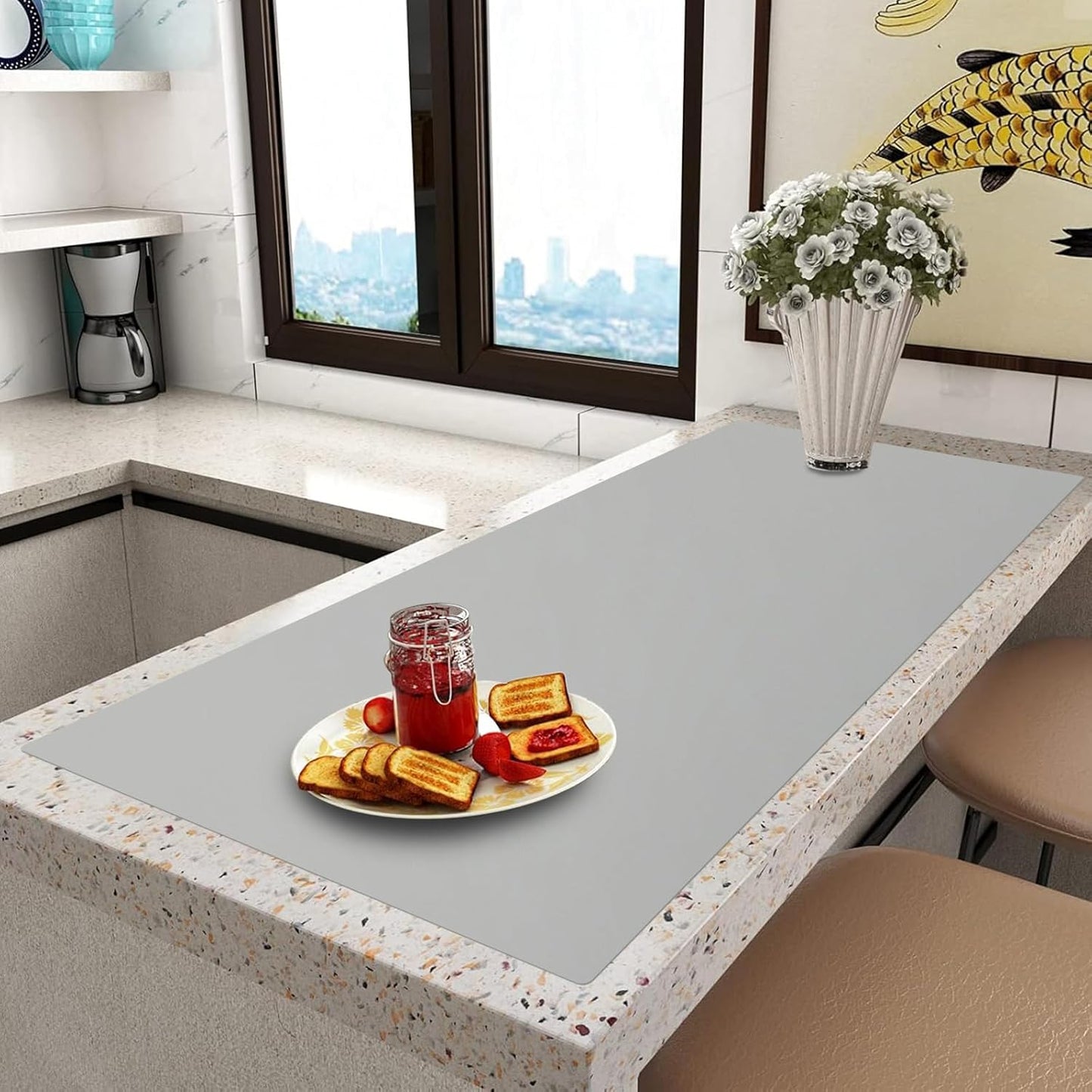 Extra Large Silicone Mat for Kitchen Counter and Table Use