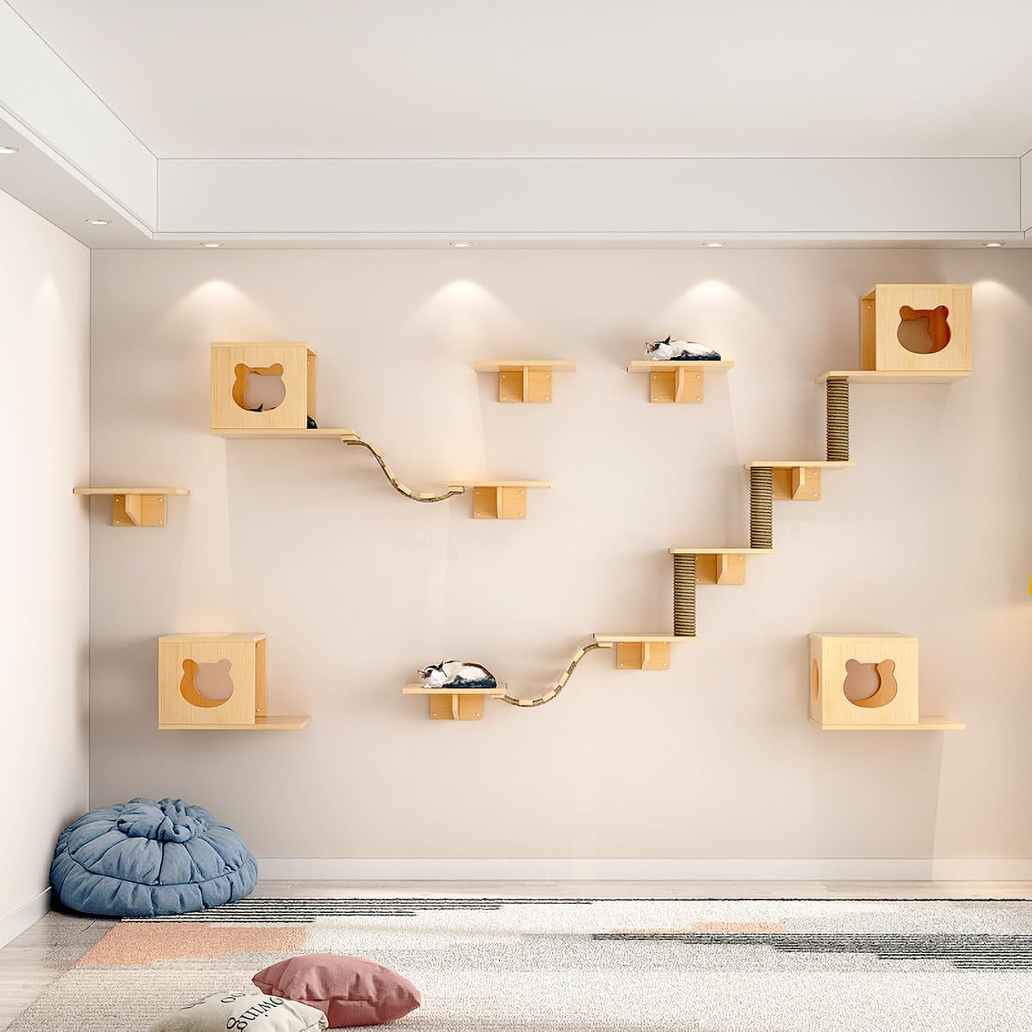 Canormpet Cat Wall Shelves and Perches for Active Cats