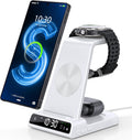 Wireless Charger for Samsung Charging Station with Clock - 3-in-1