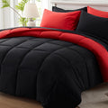 King Size Comforter Set 7 Pieces Reversible Bed in a Bag - Lightweight