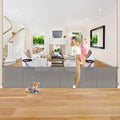 26 in Tall Retractable Child Gate for Doorways - Step Over Safety