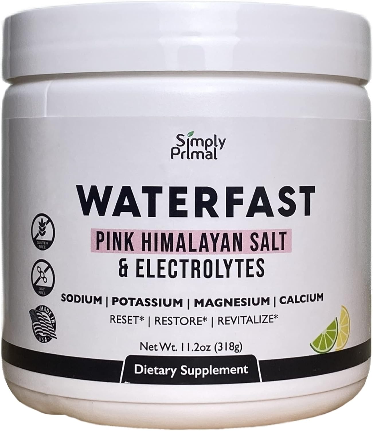WATERFAST Keto Electrolyte Powder for Fasting and Hydration