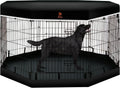 Dog Playpen 8 Panels 36H Foldable Pet Exercise Pen - Indoor Outdoor
