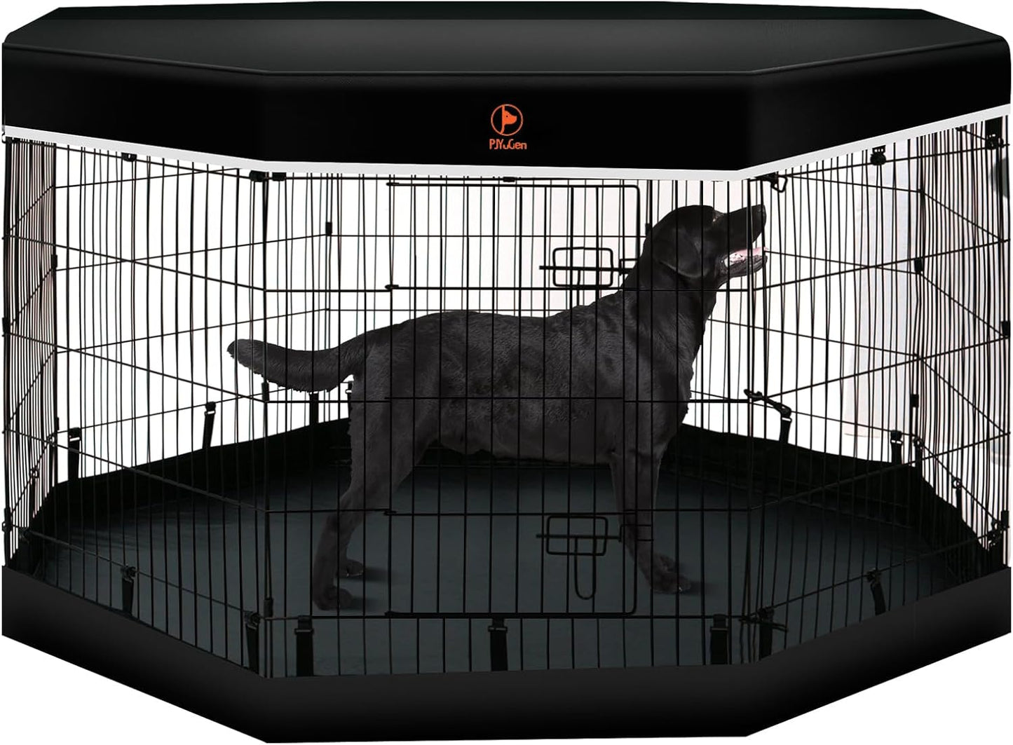 PJYuCien Dog Playpen - 8 Panels 36H Metal Exercise Pen